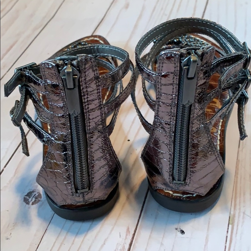 Sam Edelman NEW pewter ginger gladiator sandals - Picture 5 of 8